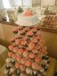 Cupcakes y pastel Boda coral
