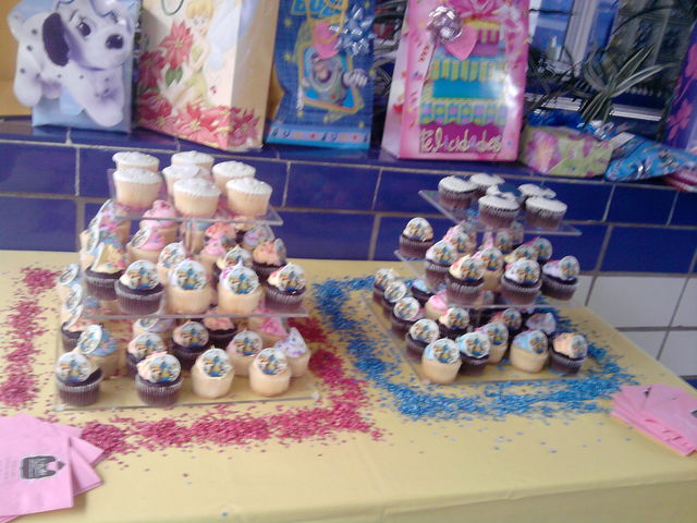 Cupcakes con imagen comestible