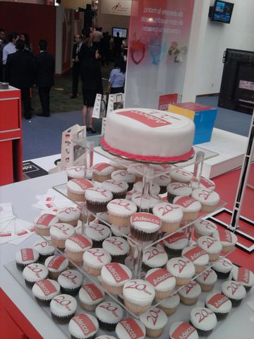 Cupcakes con logo comestible para Evento Corporativo