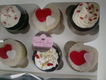 Cupcakes corazones